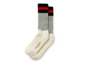 1970s Logger Thermal Socks Red & Black