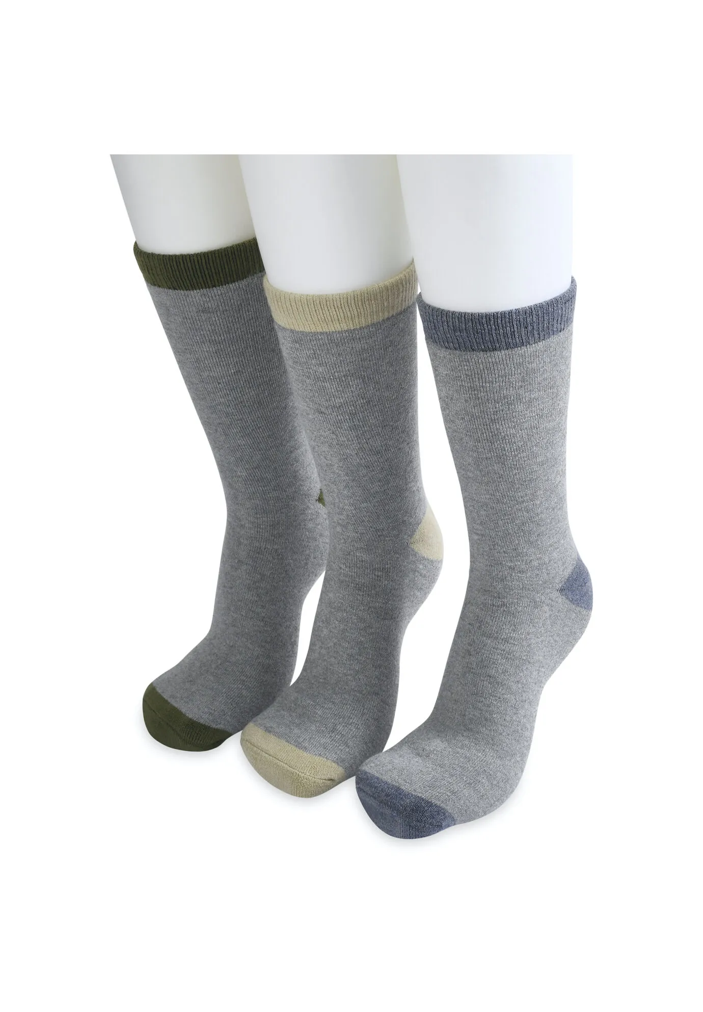 3 Pack Super Soft Midweight Cushioned Thermal Socks