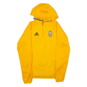 ADIDAS Mens Yellow Hoodie M