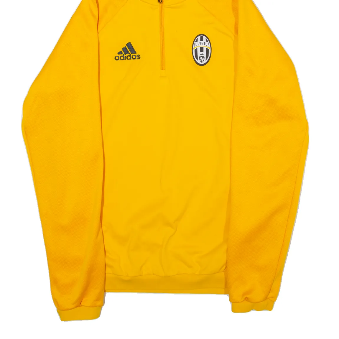 ADIDAS Mens Yellow Hoodie M