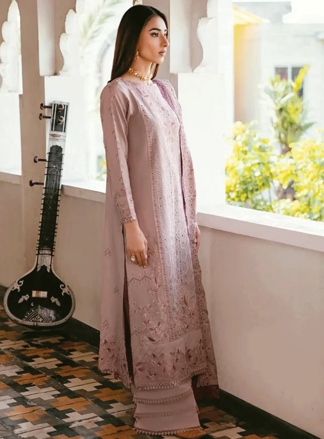 Afsanay By Florent Embroidered Khaddar Unstitched 3 Piece Suit - FL23AK FLK-4A