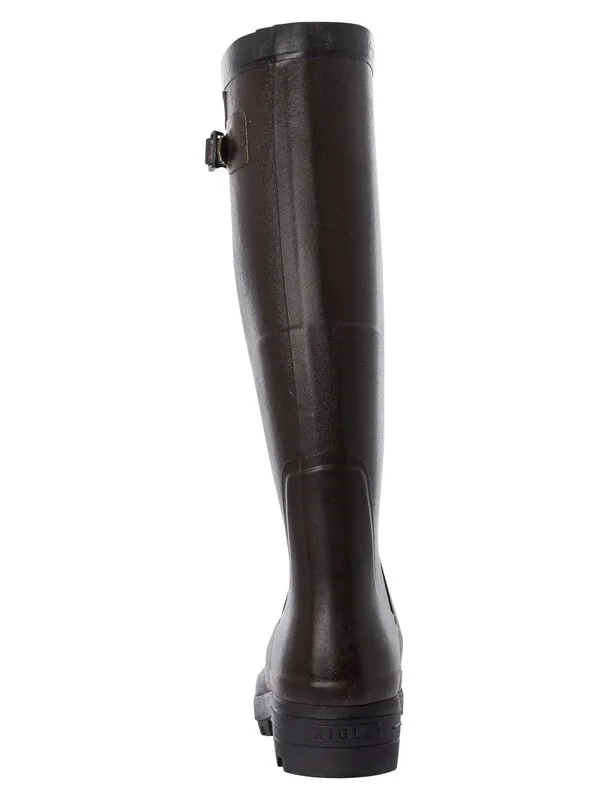 Aigle Benyl Wellington Boots - Brown