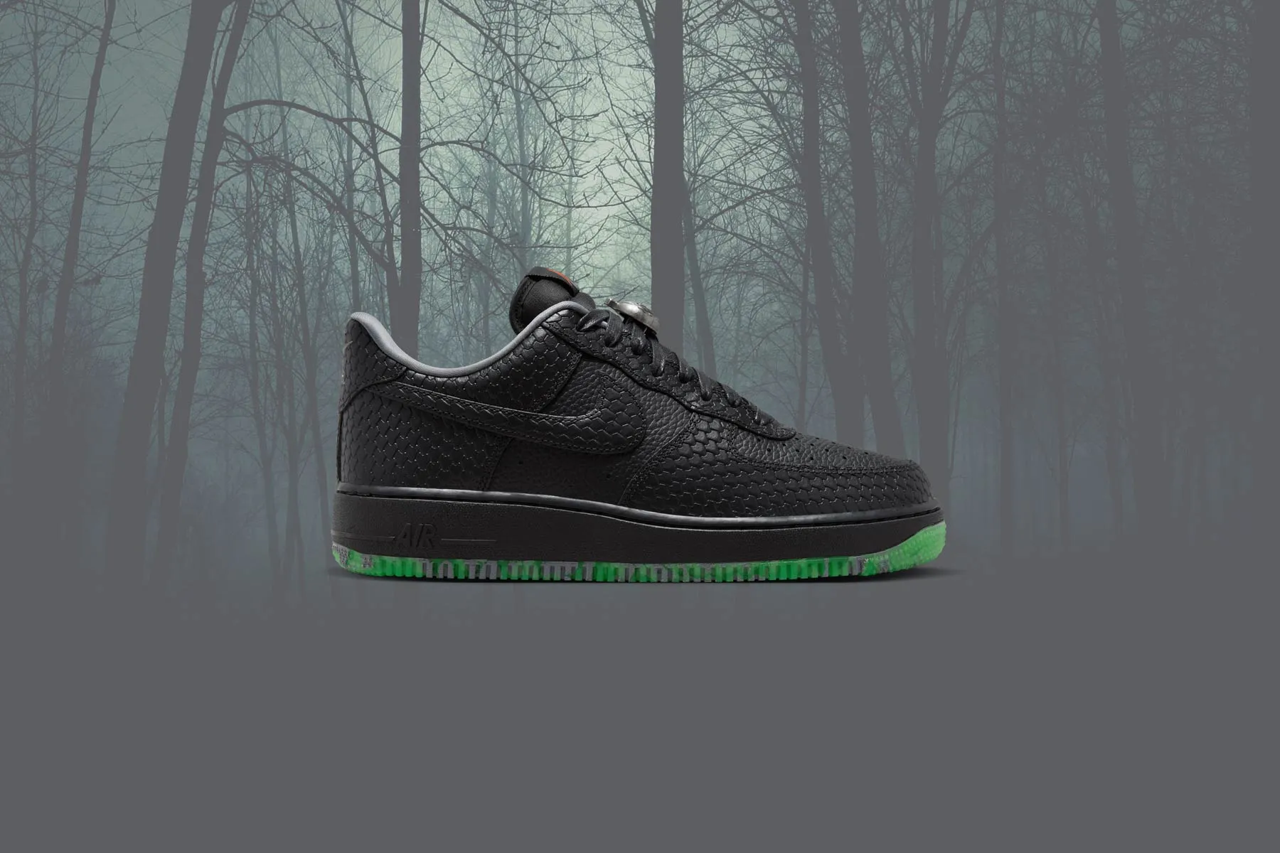 Air Force 1 '07 PRM 'Halloween' - Black/Smoke Grey/Campfire Orange