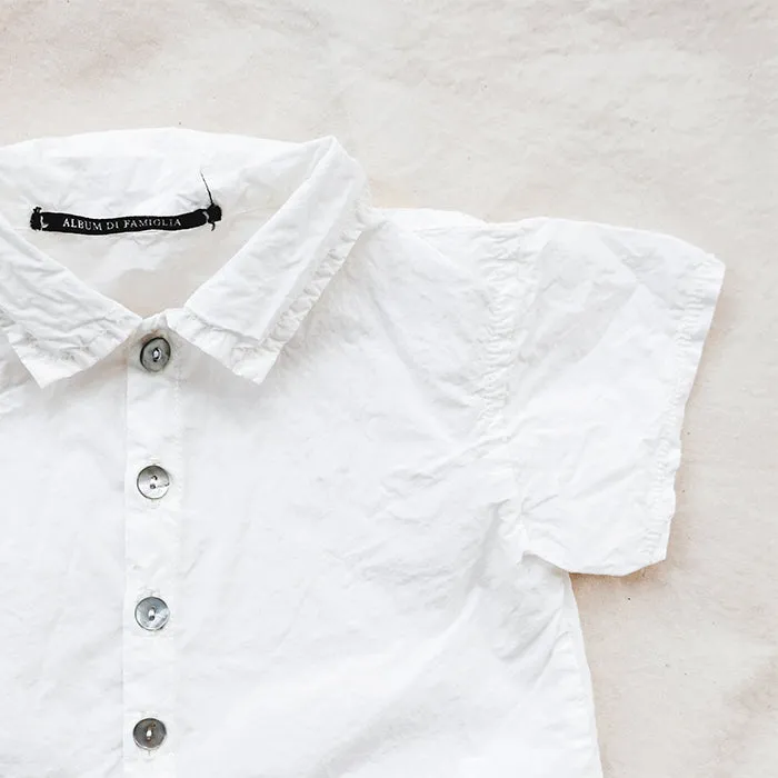 Album Di Famiglia Baby And Child Marti Shirt Milk White