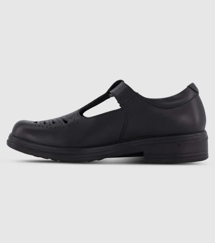 alpha zahli junior girls t-bar school shoes