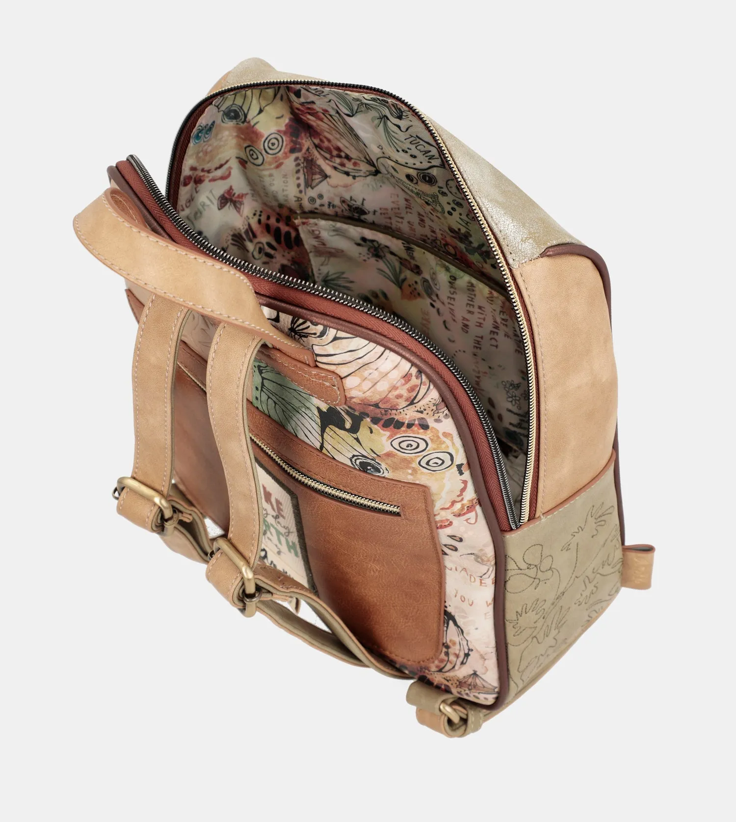 Amazonia printed backpack