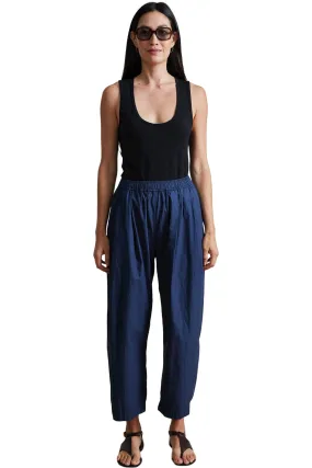 Apiece Apart Spa Pleat Pant in Navy