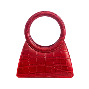 Aseela - Red - Circular Top Handle