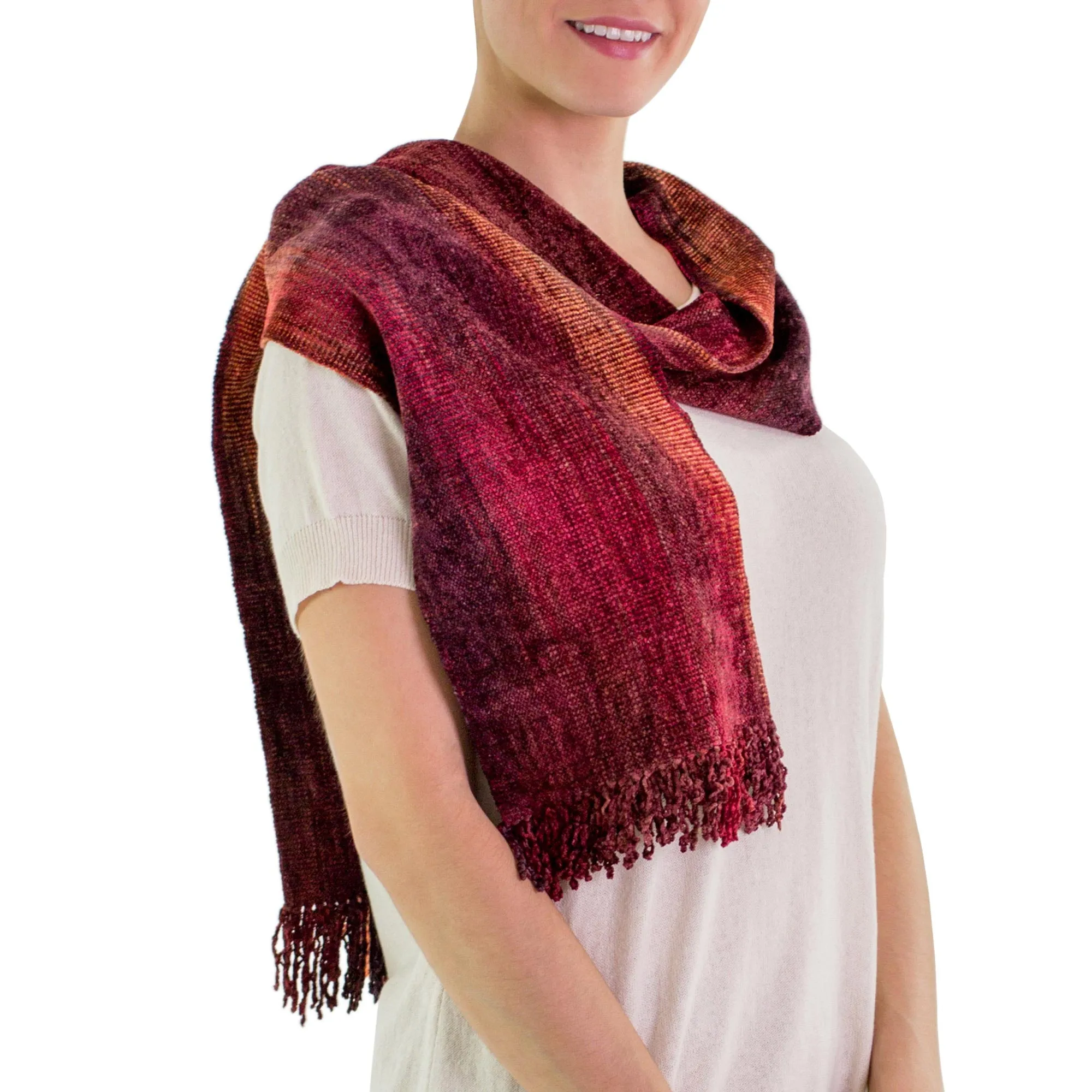 Autumn Dreamer Cotton Blend scarf