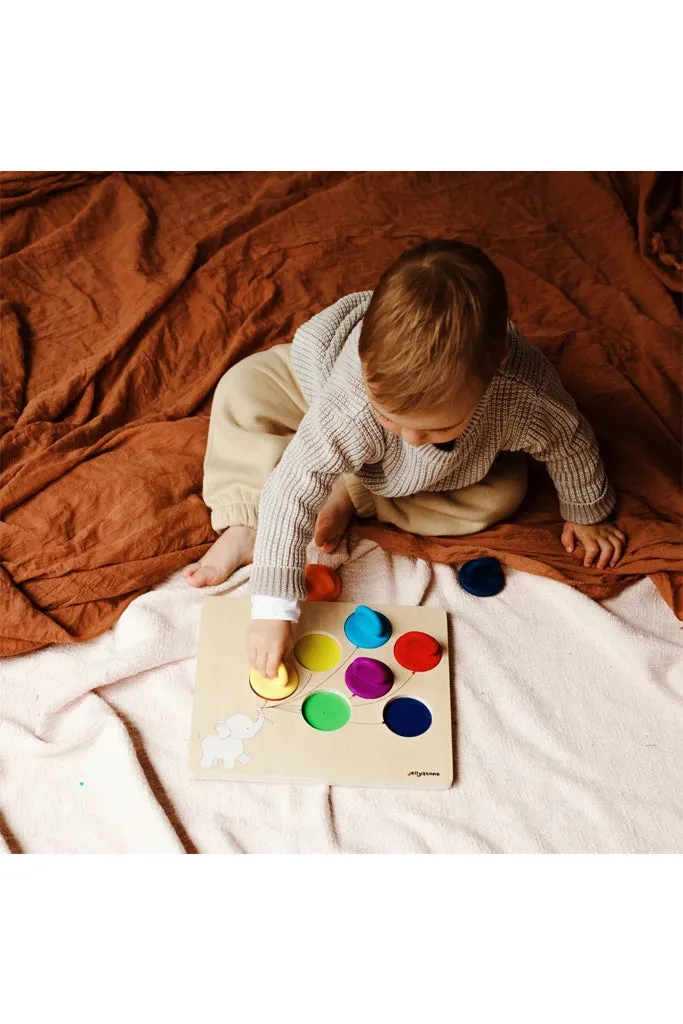 Balloon Sorter Stamper Puzzle (Rainbow Bright)