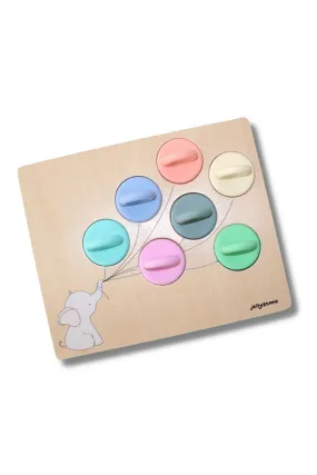 Balloon Sorter Stamper Puzzle (Sweet Pastel)