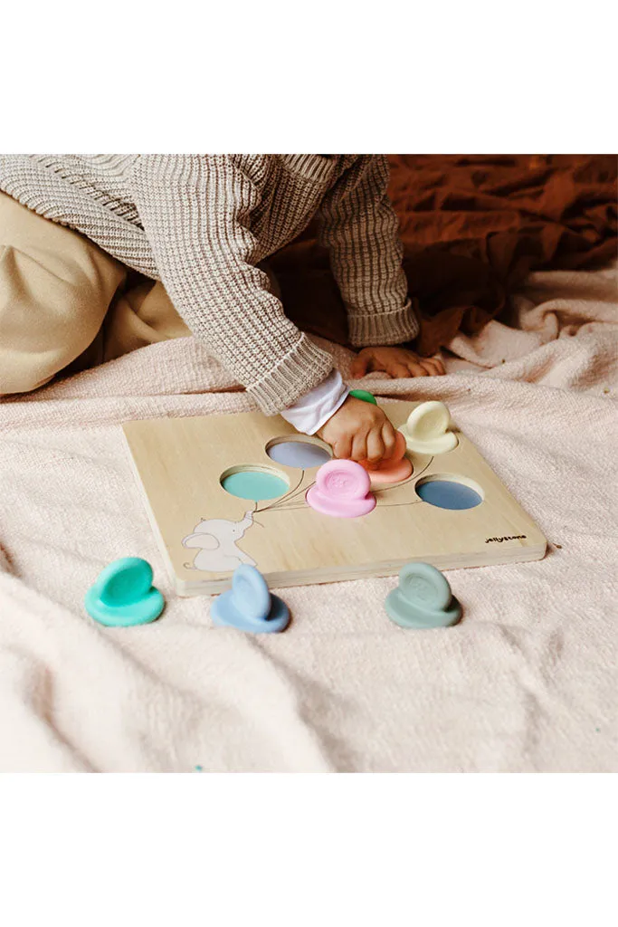 Balloon Sorter Stamper Puzzle (Sweet Pastel)