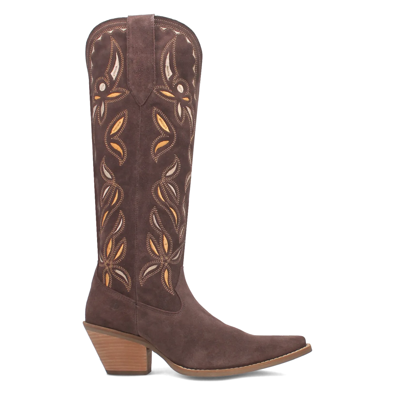 Bandelera Brown Suede Leather Embordered Boots (DS)