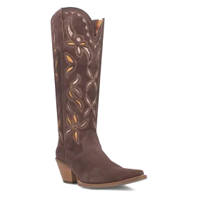 Bandelera Brown Suede Leather Embordered Boots (DS)