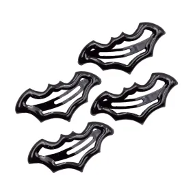 Bat Hair Clips in Black