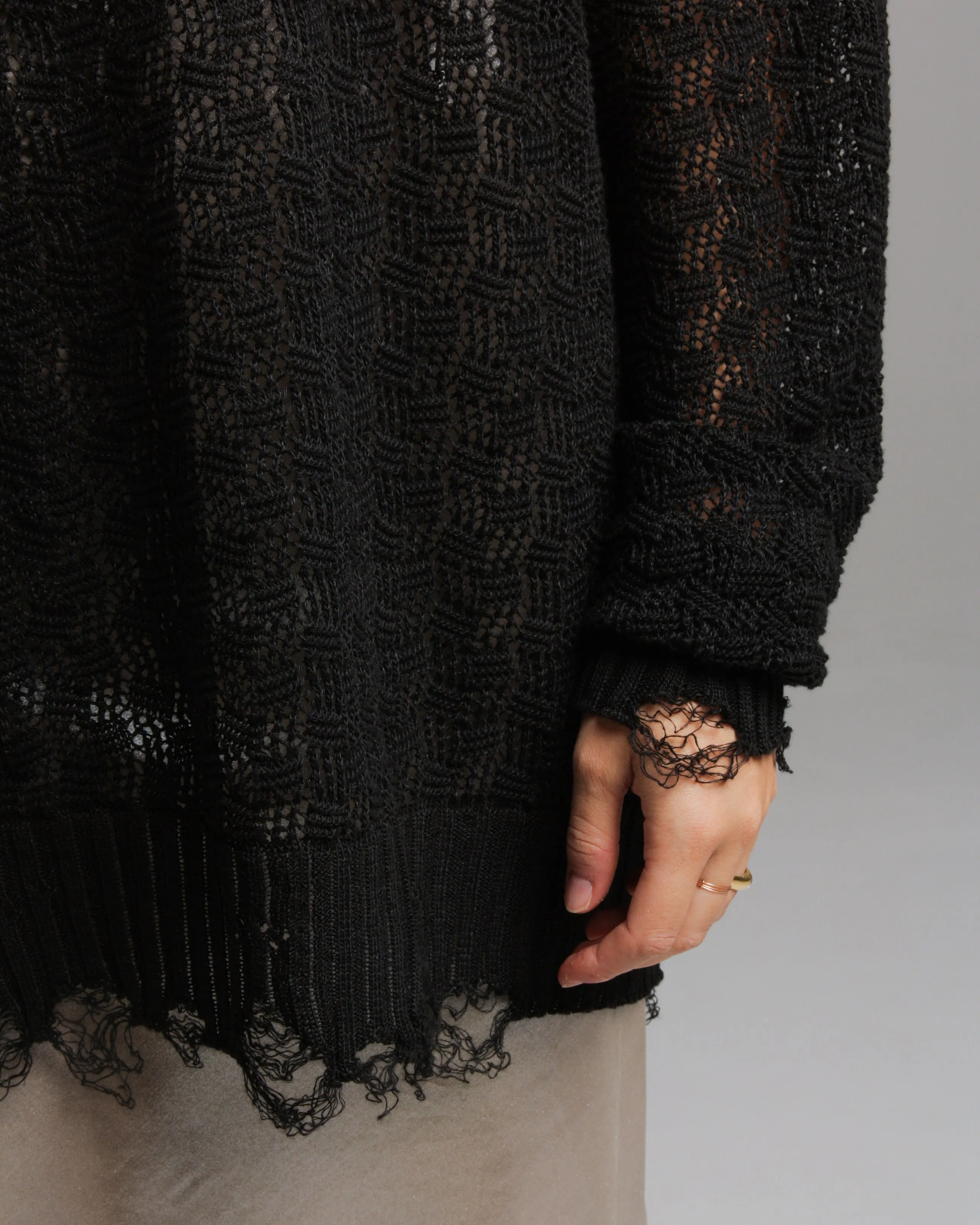 Black Oversized Sweater