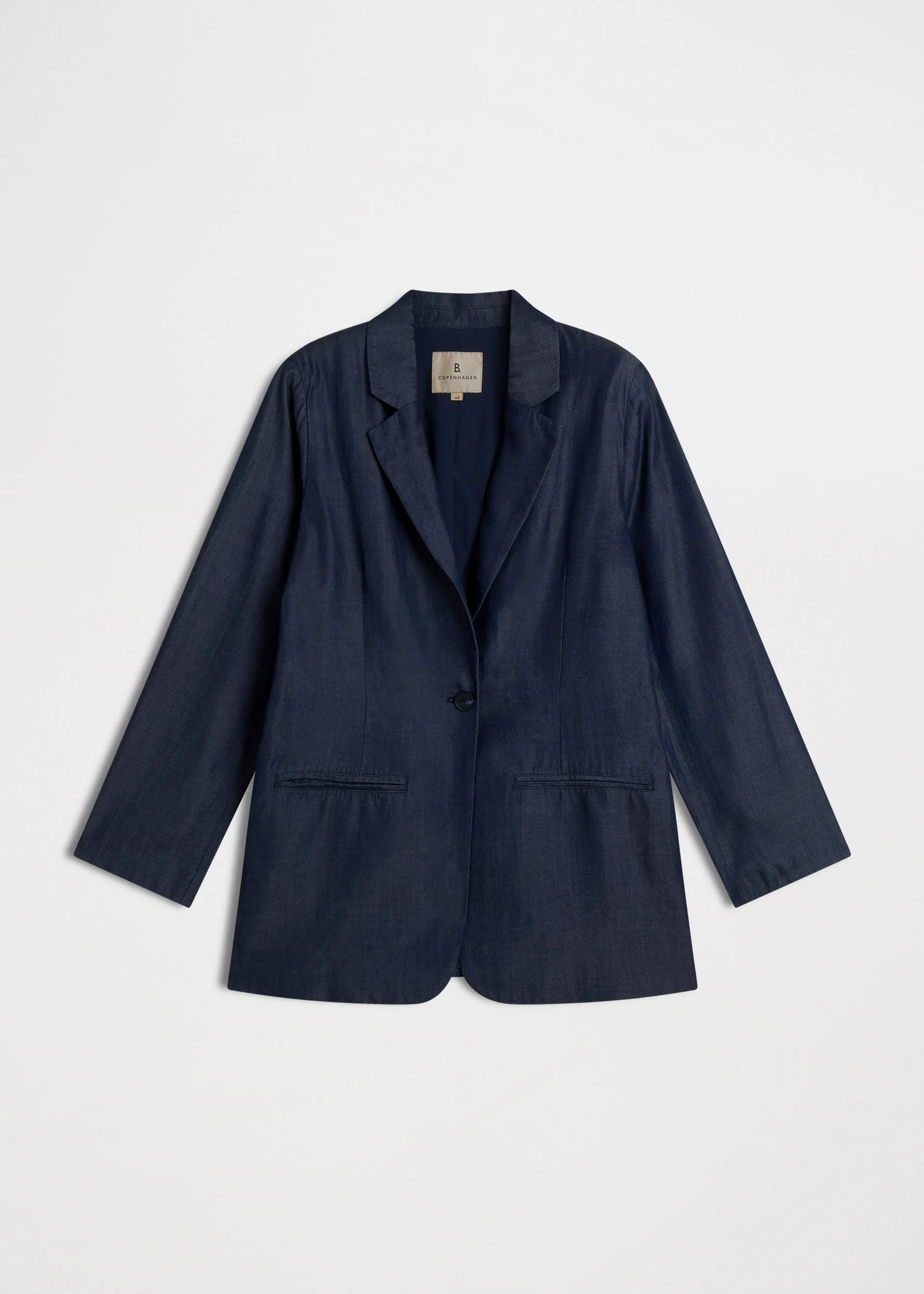 Blazer effetto denim