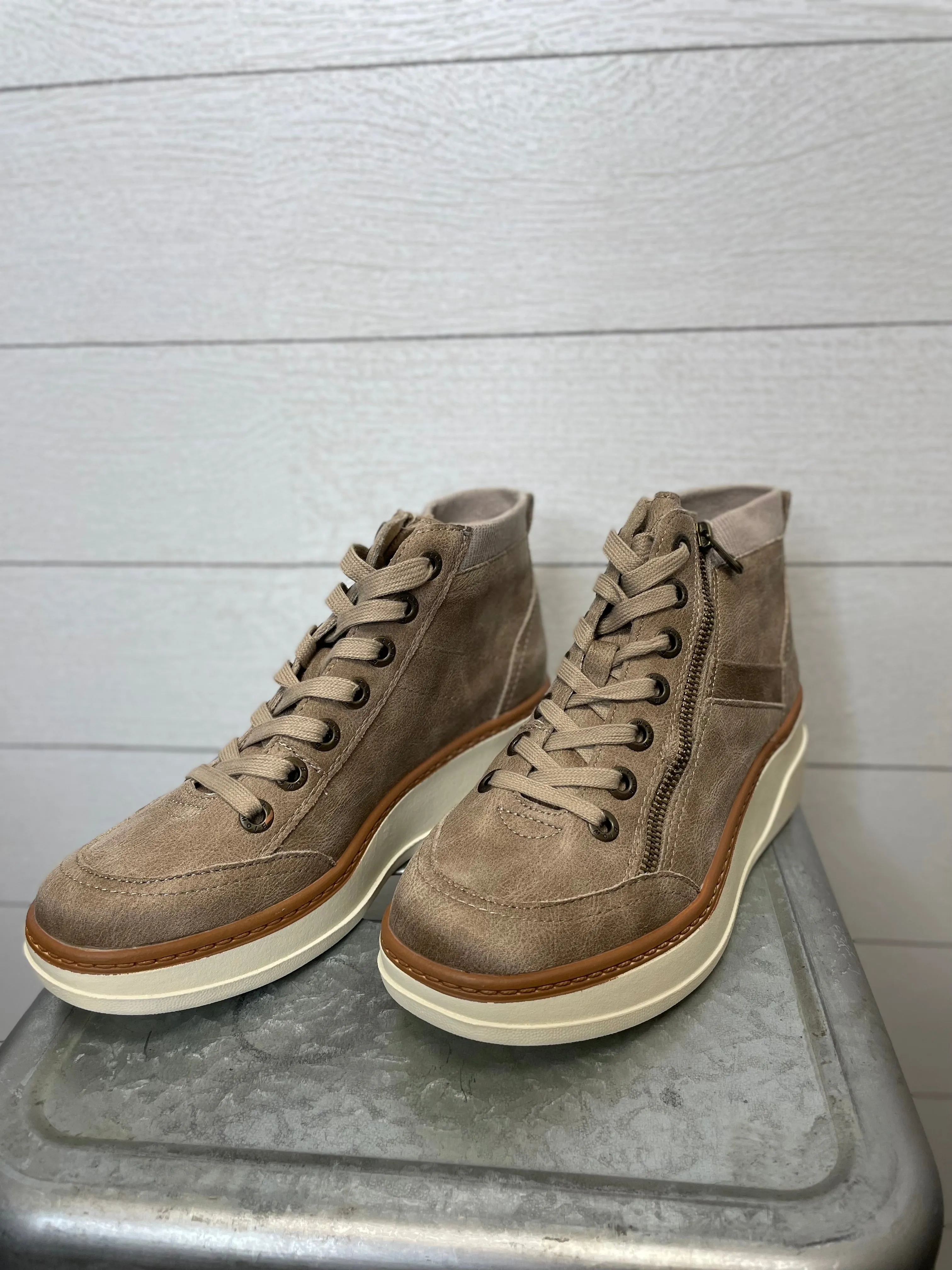 BLOWFISH | CAMDEN WEDGE SNEAKER BOOT | MUSHROOM