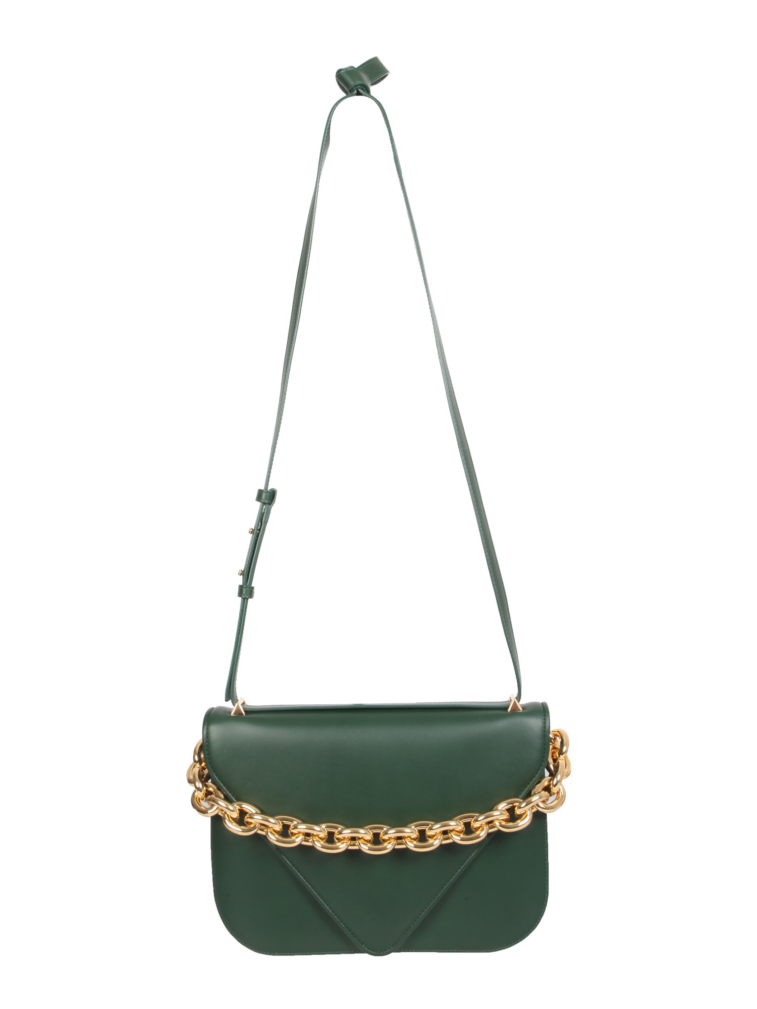 BOTTEGA VENETA    MOUNT LEATHER BAG WITH CHAIN