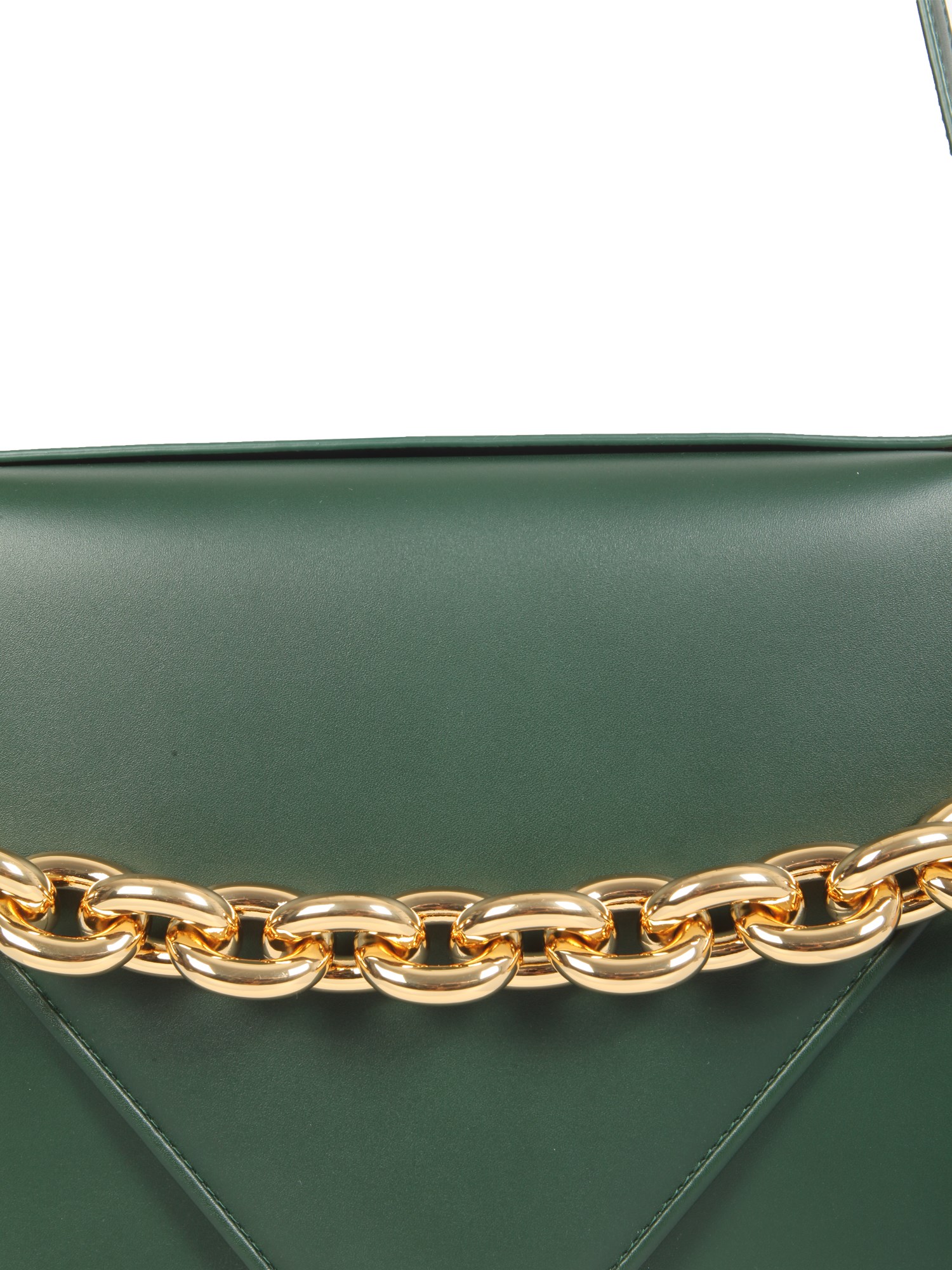 BOTTEGA VENETA    MOUNT LEATHER BAG WITH CHAIN