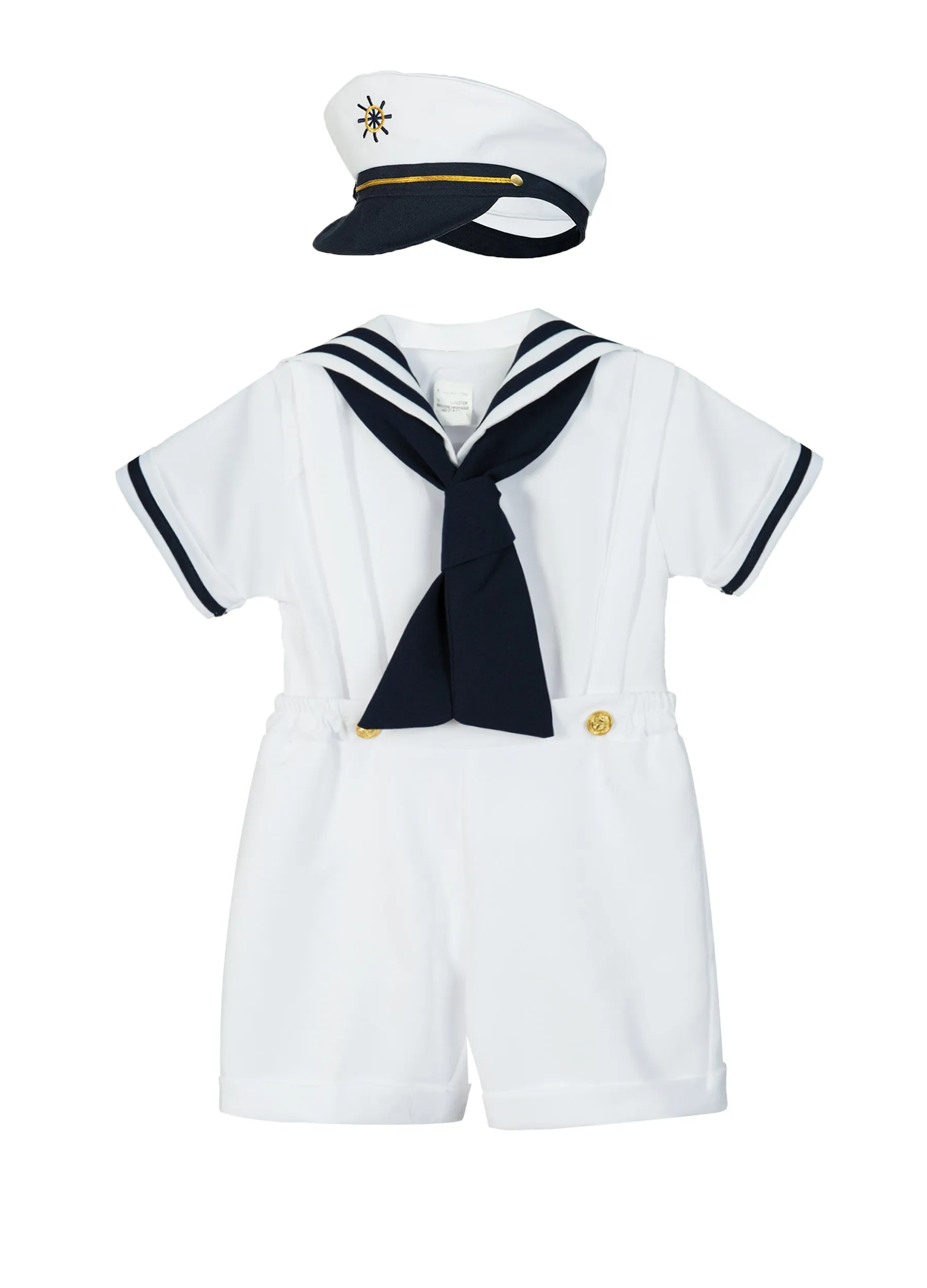 Boys sailor shirt and gallus trousers (4 pcs)