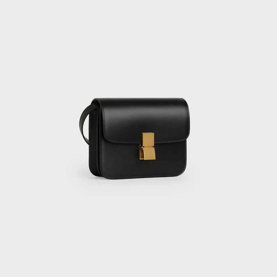 Celine Teen Classic Bag In Box Calfskin Black