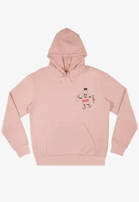 Cereal Killer Graphic Hoodie in Peach