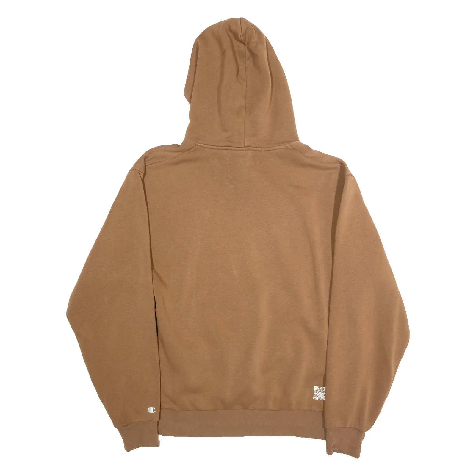 CHAMPION Mens Brown Hoodie L