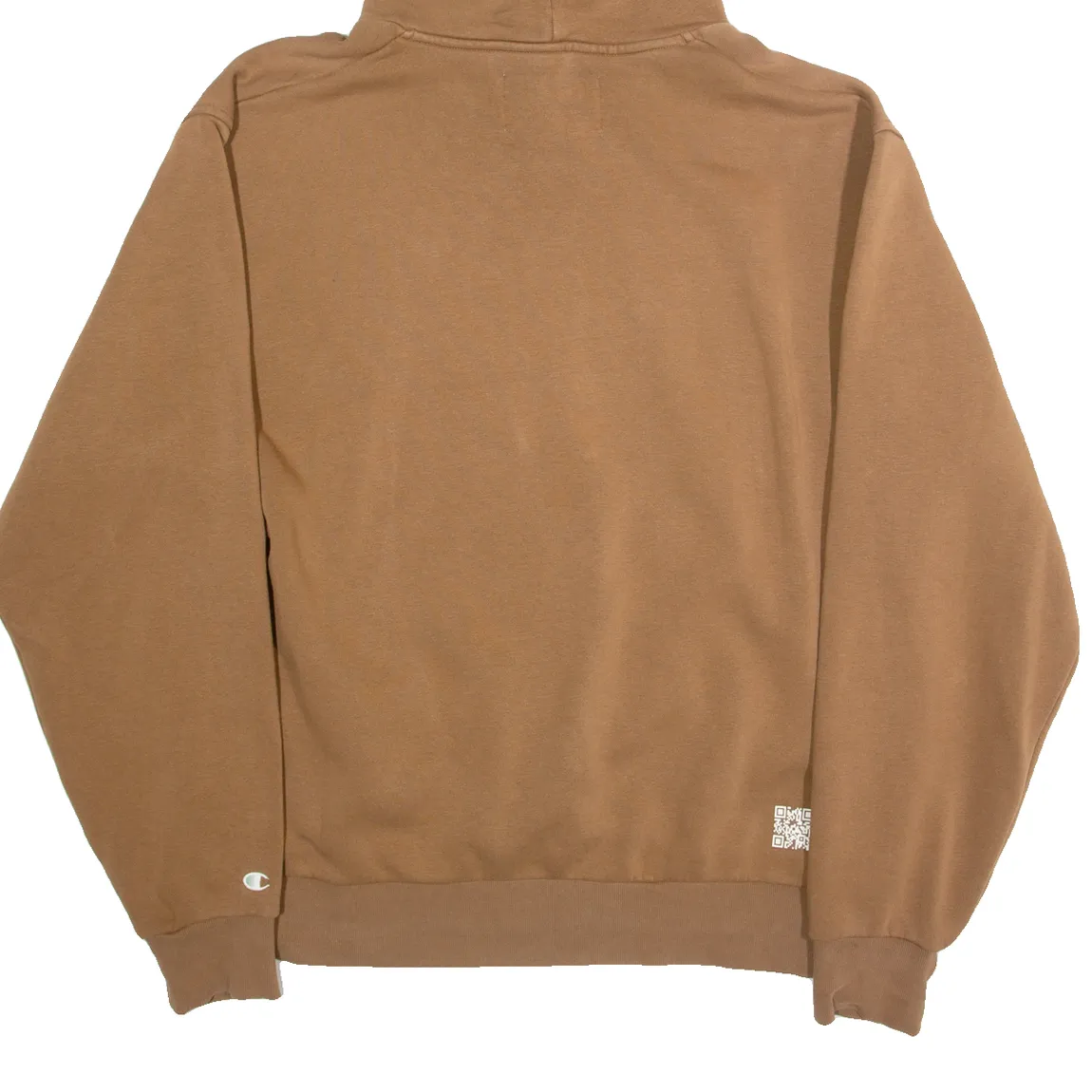 CHAMPION Mens Brown Hoodie L