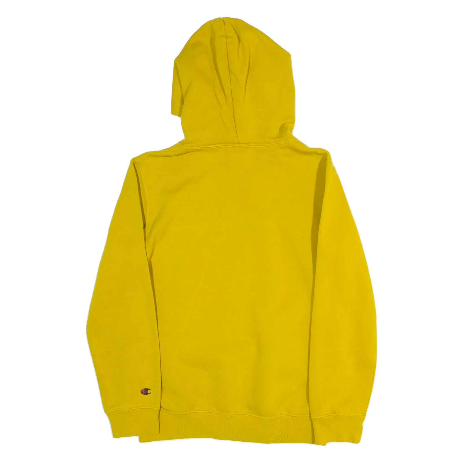 CHAMPION Mens Yellow Hoodie L