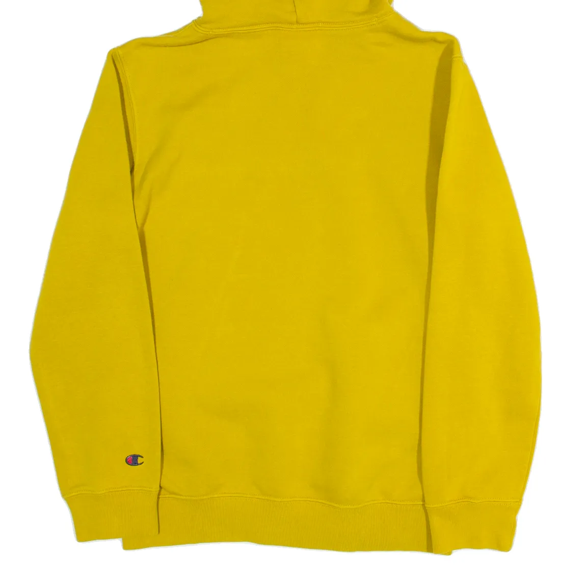 CHAMPION Mens Yellow Hoodie L