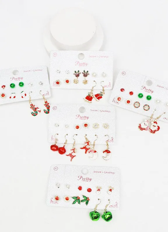 Christmas Themed Earring Sets