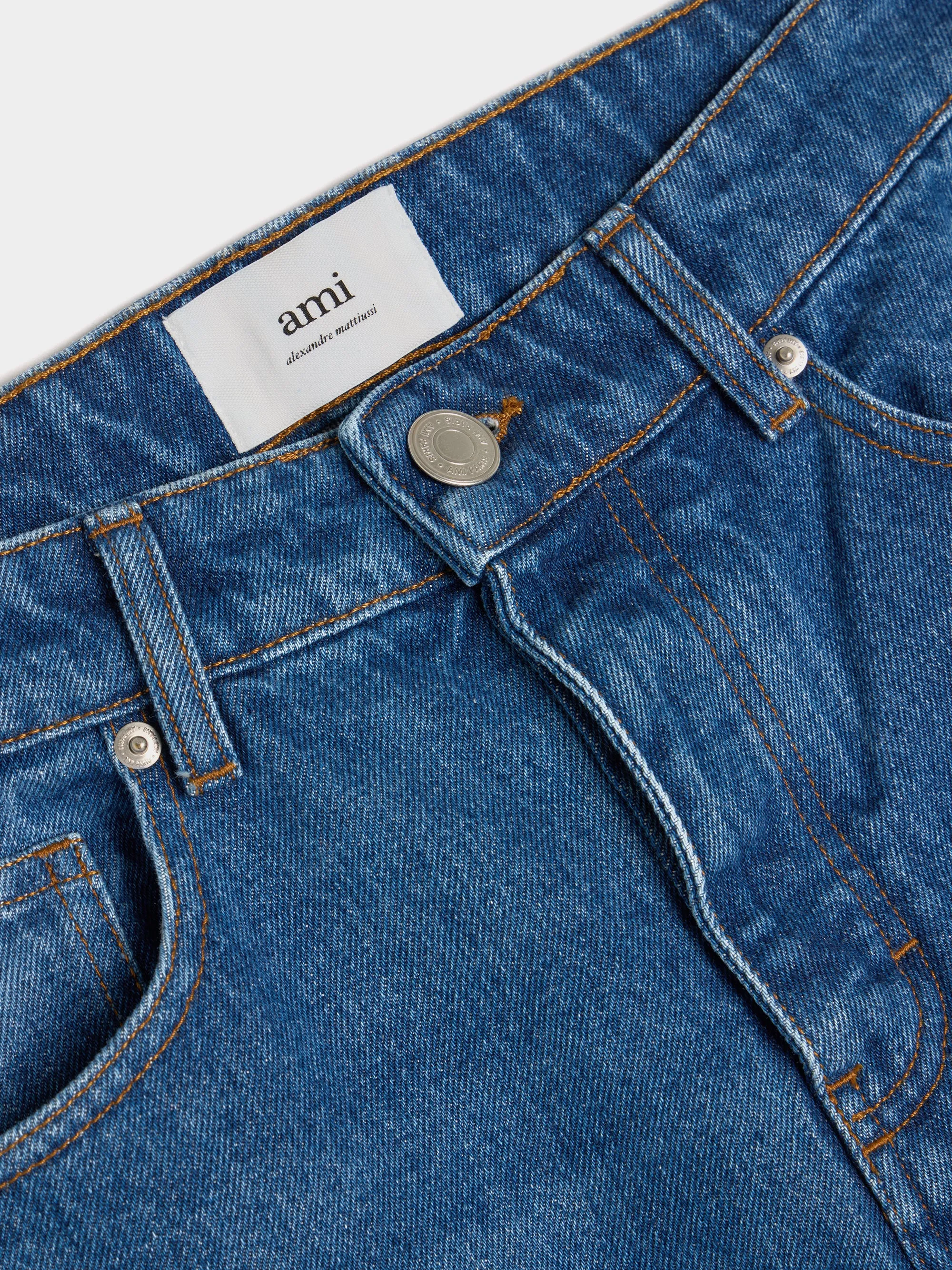 Classic Fit Jeans, Used Blue