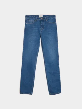 Classic Fit Jeans, Used Blue