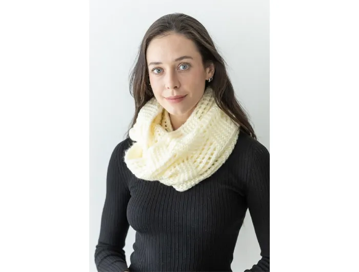 Clovered Accessories Crochet Knit Infinity Scarf