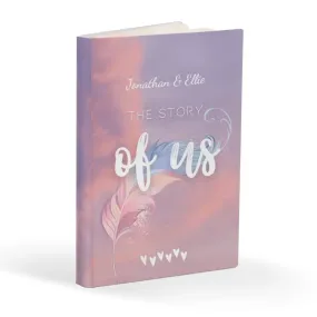 Custom Names The Story Of Us Couple Notebook