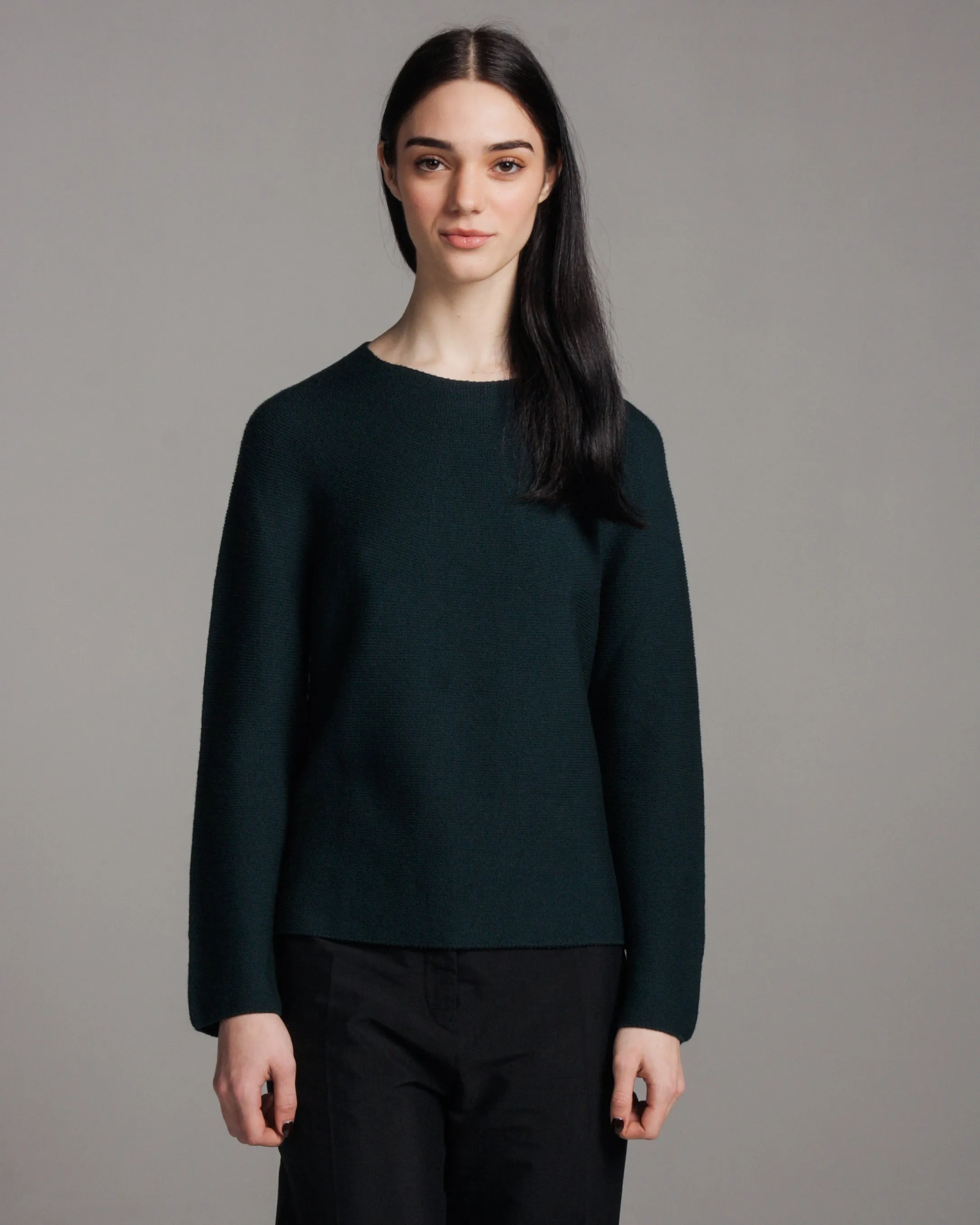 Dark Green Kopas Knit Sweater