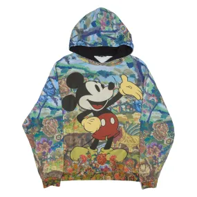 DESIGUAL Mickey Mouse Mens Blue Hoodie M