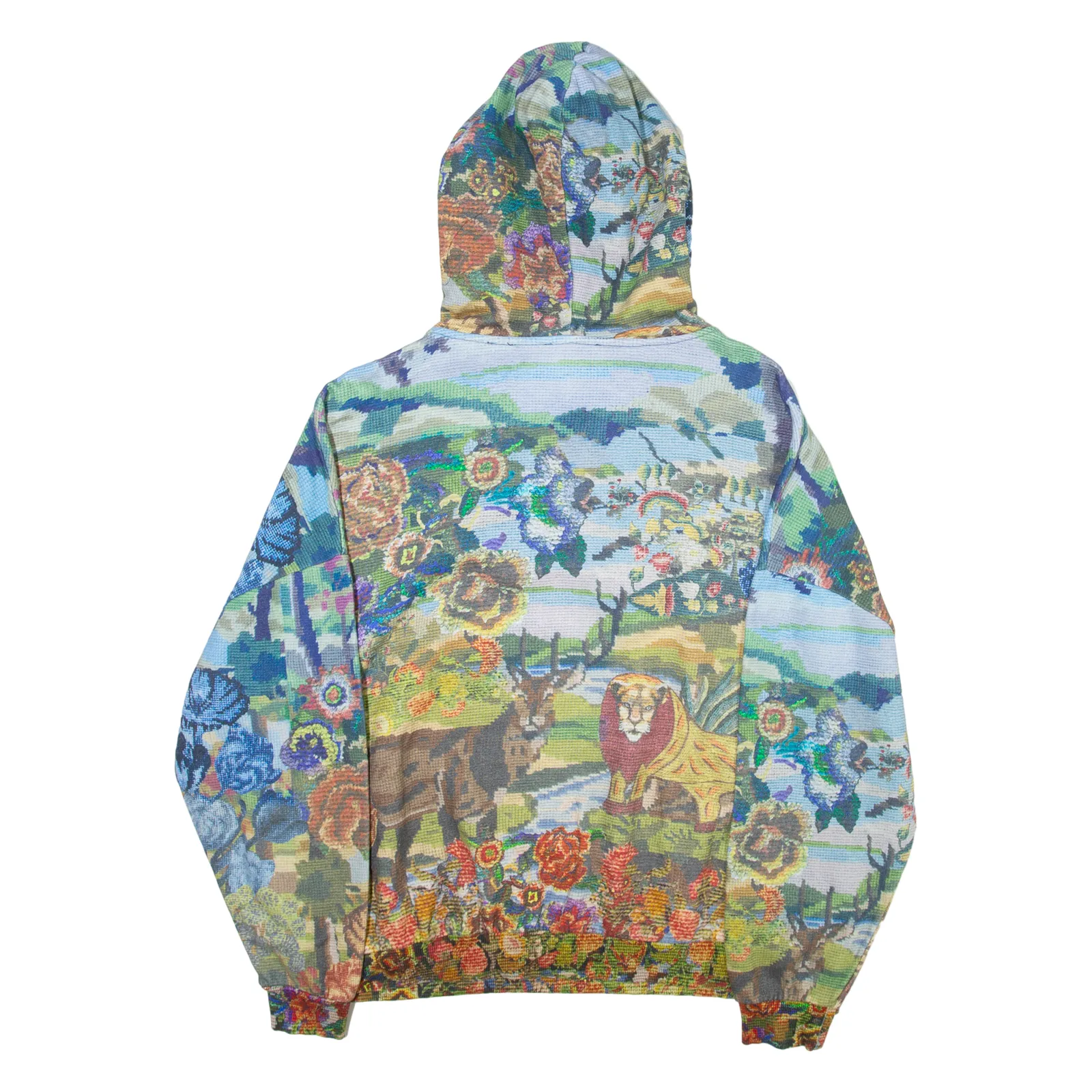 DESIGUAL Mickey Mouse Mens Blue Hoodie M