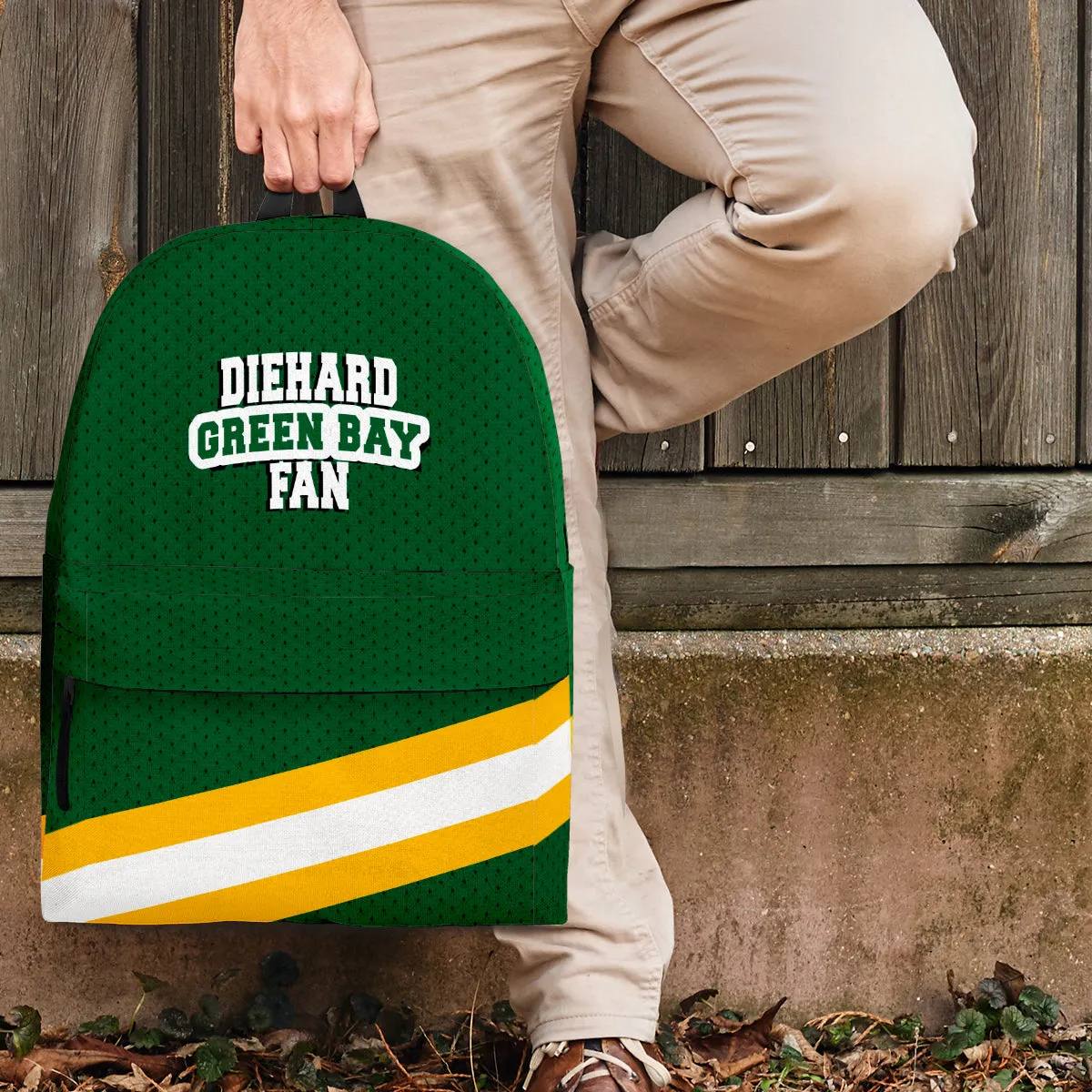 Diehard Green Bay Fan Sports Backpack