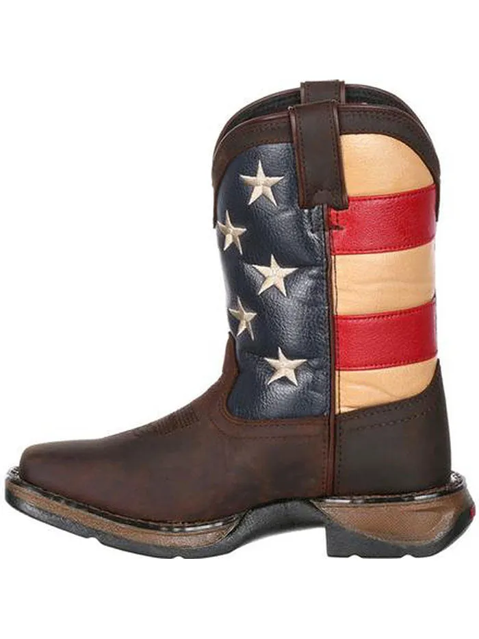 Durango DBT0159 DBT0160 Kids American Flag Lil' Rebel Cowboy Boot