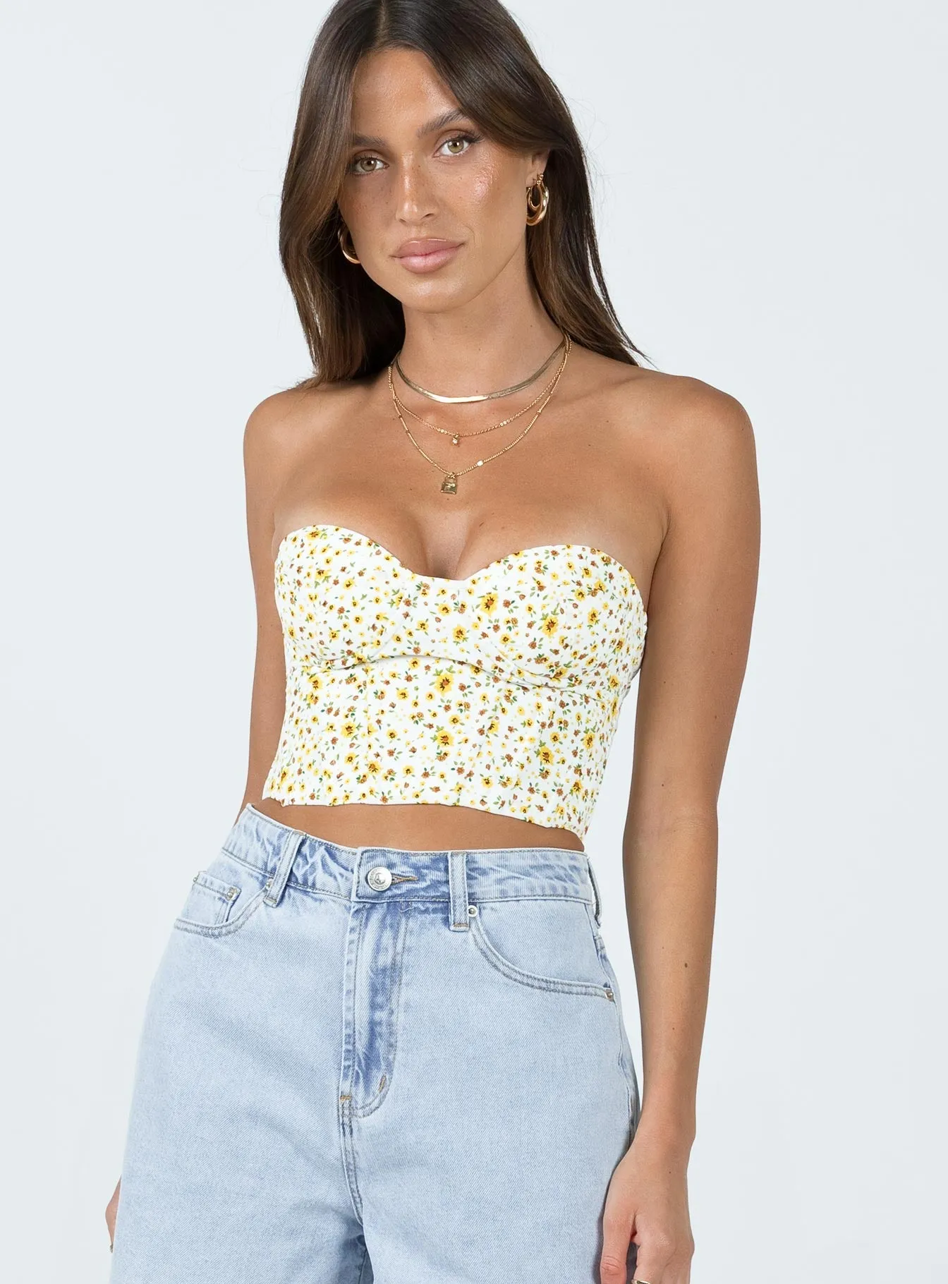 Endless Love Corset Top Floral