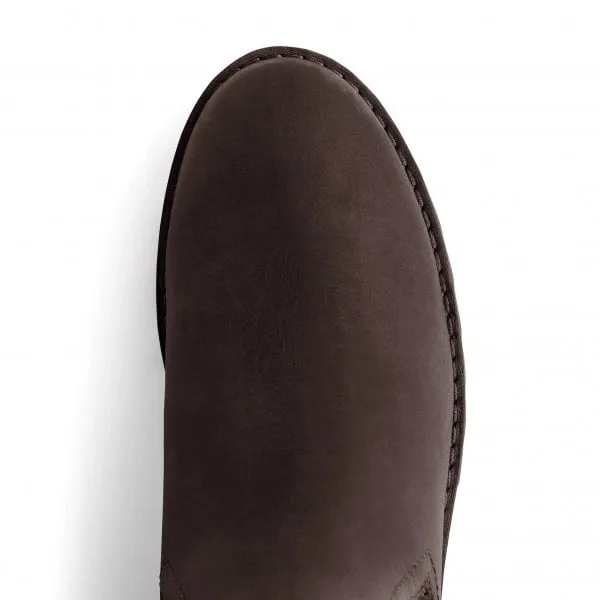 Fairfax & Favor Womens Sheepskin Boudica Chelsea Boot in Mahogany