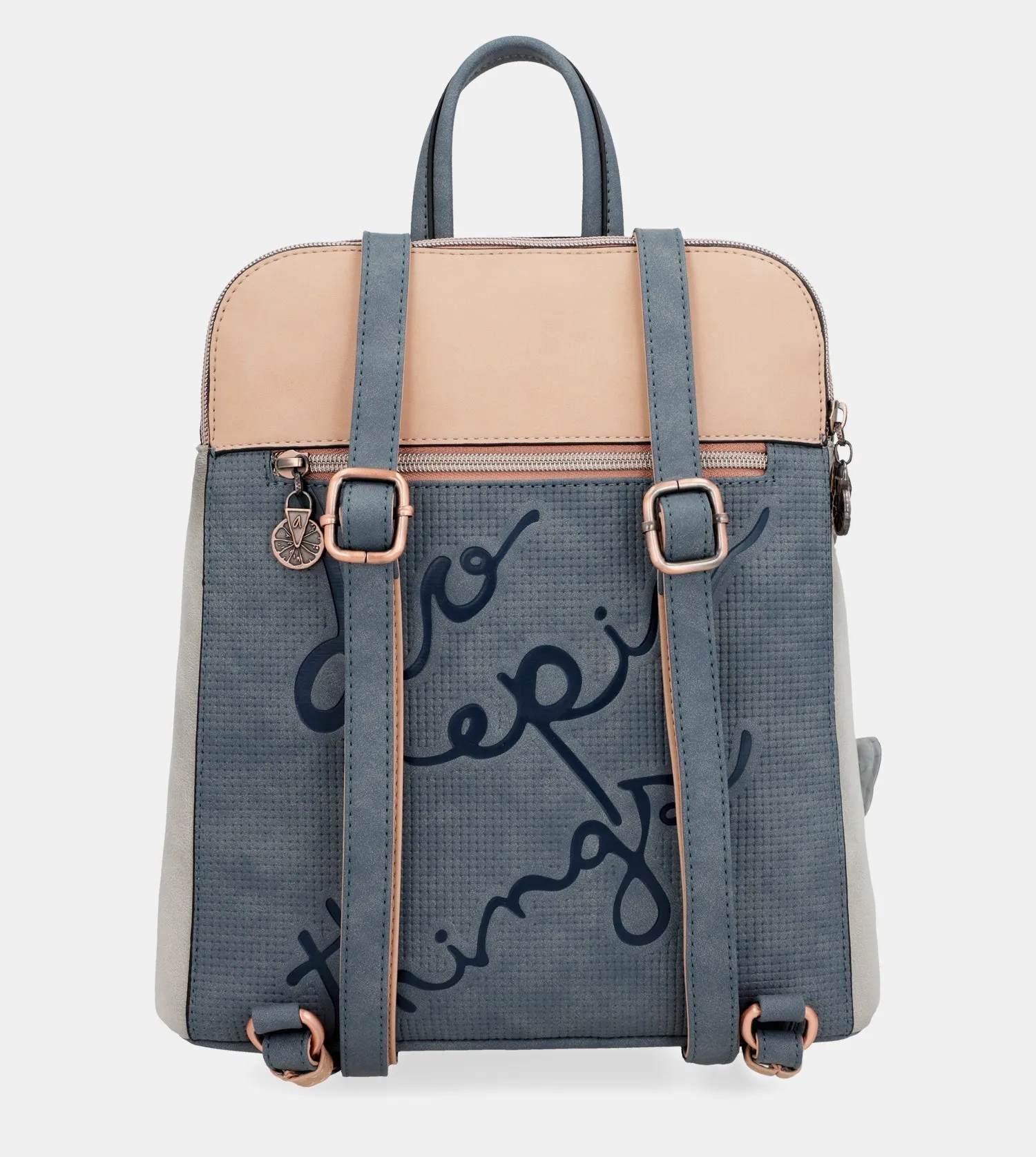 Fancy double compartment backpack