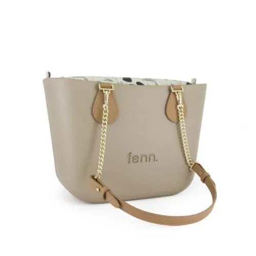 Fenn 9159 Stone Lt Tan Handle P46 Inner Gold Zip