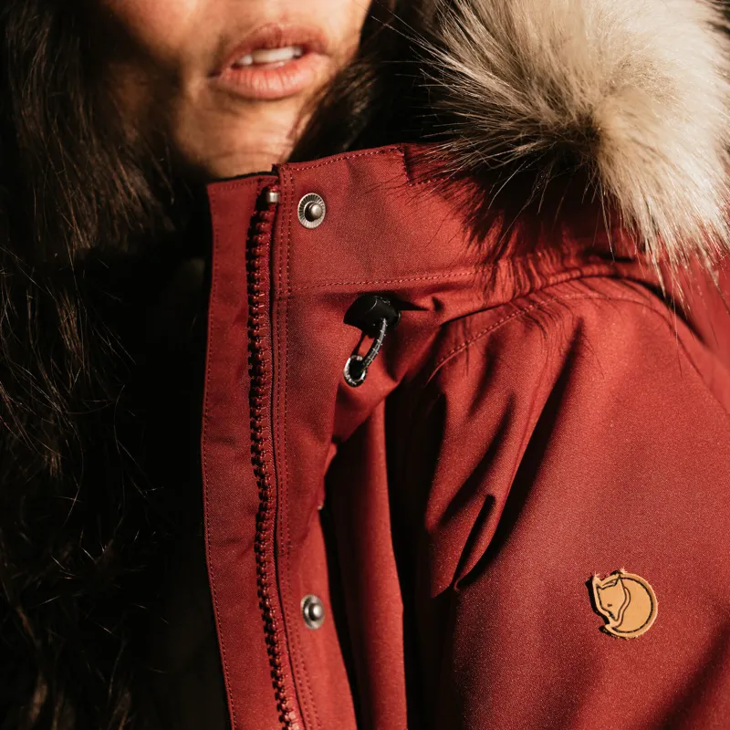 Fjallraven Women's Nuuk Lite Parka Bordeaux Red