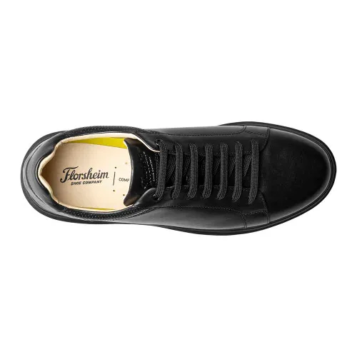 Florsheim Social Lace Toe Sneaker in Black