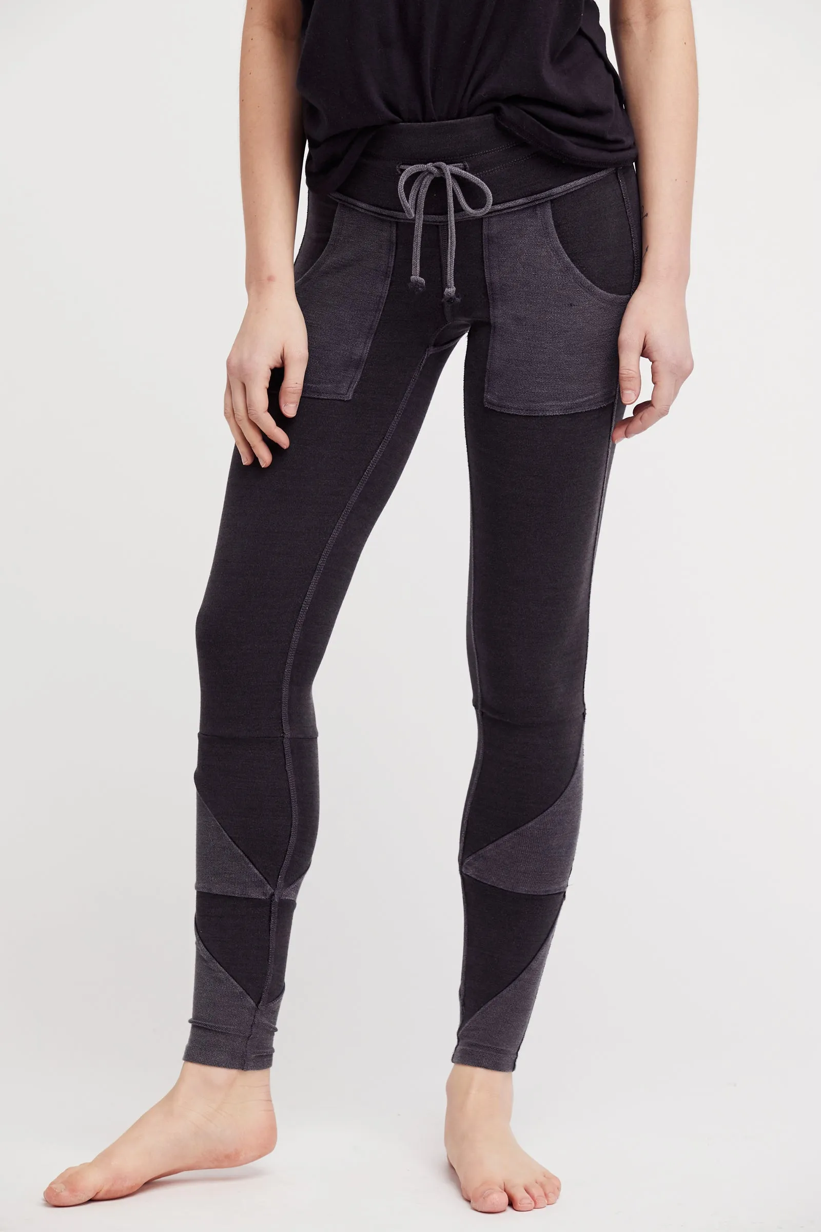 Free People Kyoto Legging - Washed Black