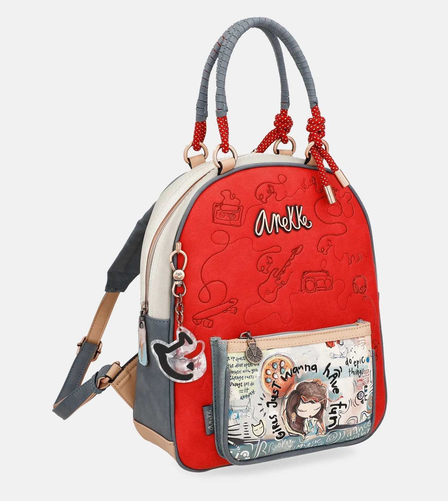 Fun & Music Printed Fun & Music backpack Fun & Music