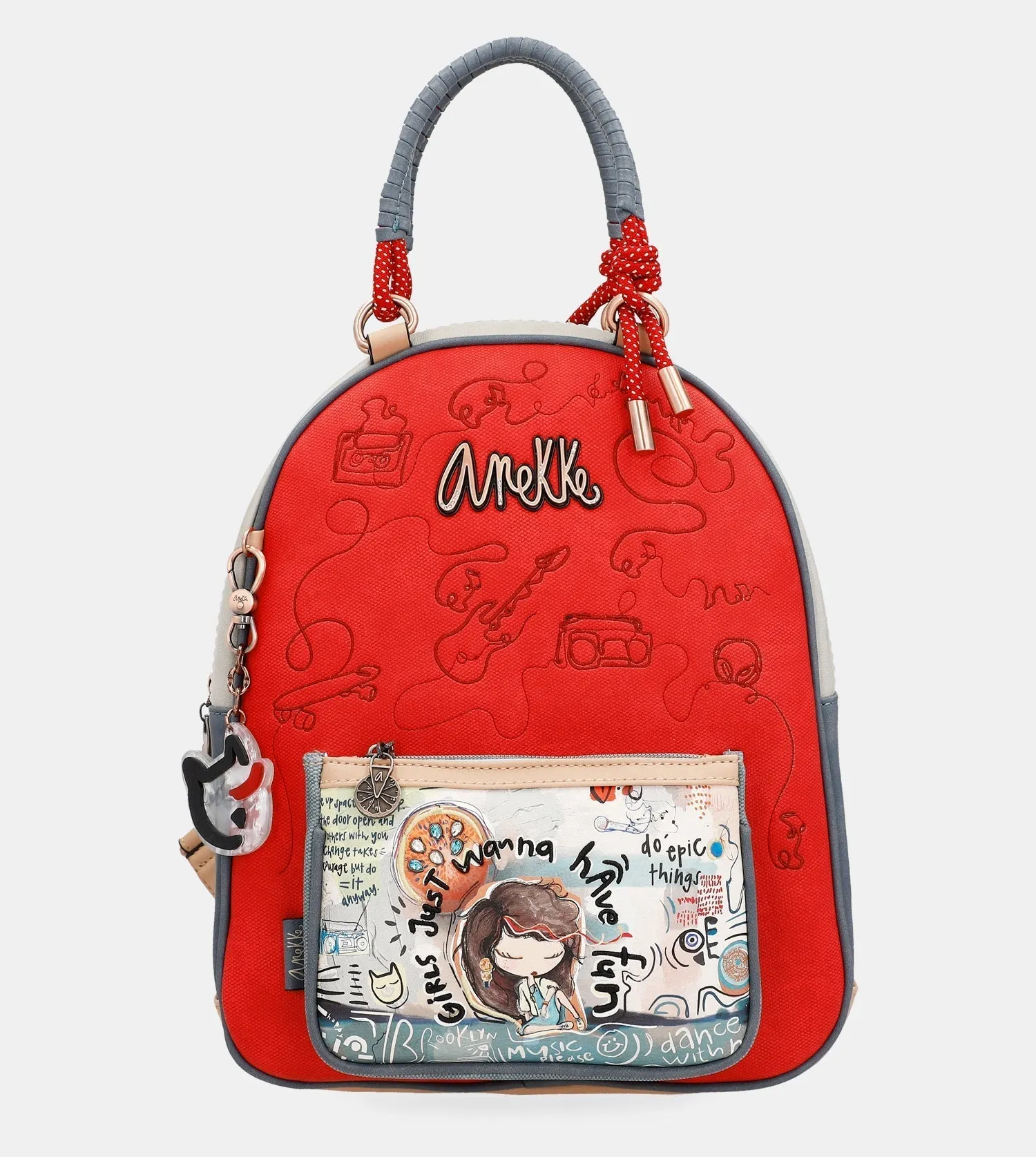 Fun & Music Printed Fun & Music backpack Fun & Music